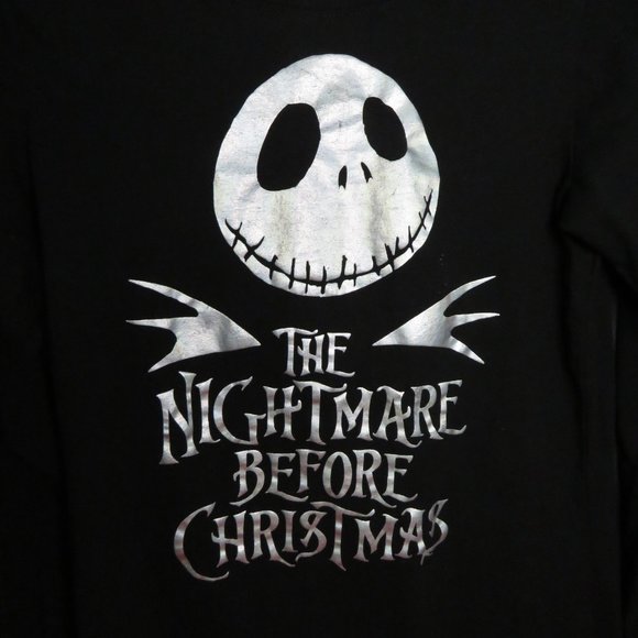 The Nightmare Before Christmas Women's Size 14/16 Long Sleeve T-Shirt + MousePad - Picture 3 of 10